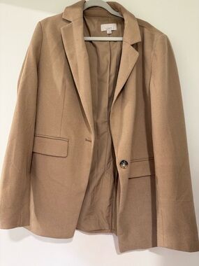 LOFT Camel One-Button Women's Blazer